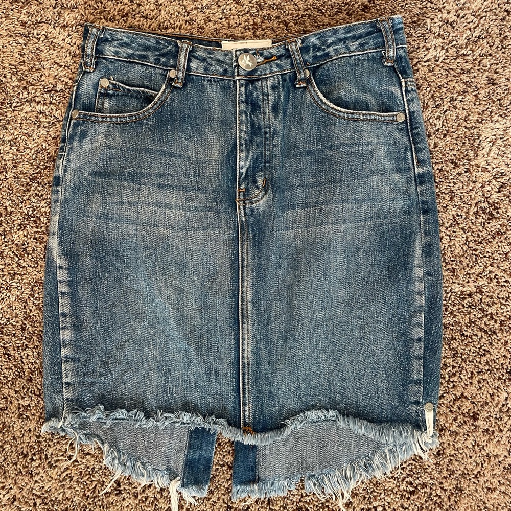 One Teaspoon Women’s Denim Skirt
